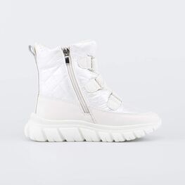 454067-41 Стеганые ботинки-дутики для девочки белый для девочки белый фото №2