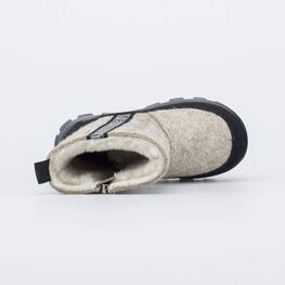 467063-44 Детские валенки Надписи для девочки бежевый фото №4