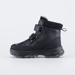 652221-51 Зимние ботинки на липучках для мальчика для мальчики черный фото №2