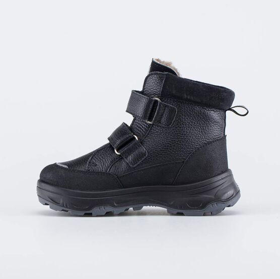 652221-51 Зимние ботинки на липучках для мальчика для мальчики черный фото №2