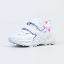 344349-11 Кроссовки для девочки белый