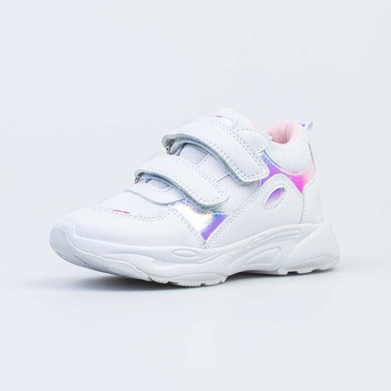 344349-11 Кроссовки для девочки белый