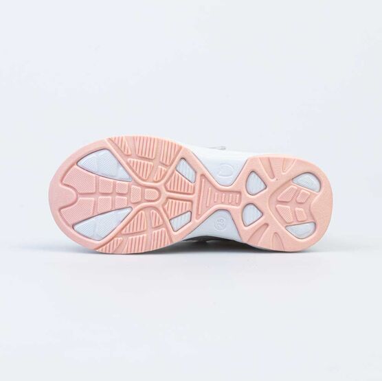 344349-12 Кроссовки для девочки бел-сер фото №3