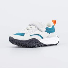 644419-71 Кожаные кроссовки-буст для мальчика для мальчики серый