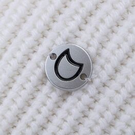 07811404-41 Белая однослойная шапка с отворотом для девочки белый фото №3