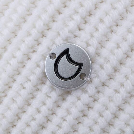 07811404-41 Белая однослойная шапка с отворотом для девочки белый фото №3