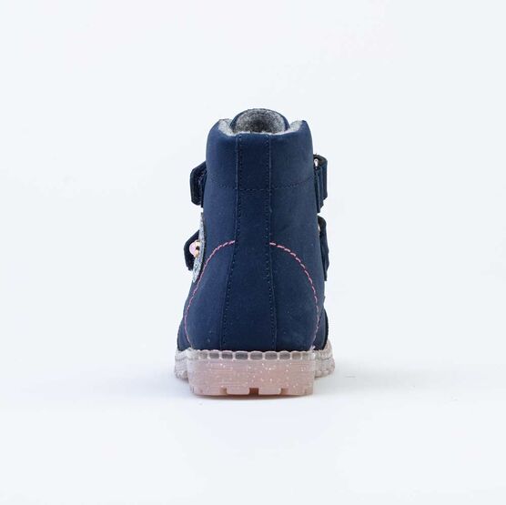 352289-34 Ботинки для девочки синий фото №5