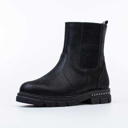 562065-32 Сапожки для девочки черный