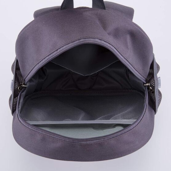 02710331-40 Рюкзак детский Монстр черный для мальчики сер-жел фото №4