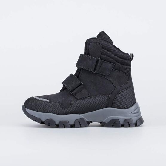 754067-42 Черные зимние ботинки для мальчика-подростка для мальчики черный фото №2