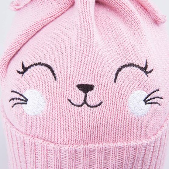 07811945-40 Комплект детский шапка+снуд розовый для девочки розовый фото №3