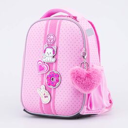 02804329-40 Рюкзак школьный розовый КК для девочки розовый фото №2