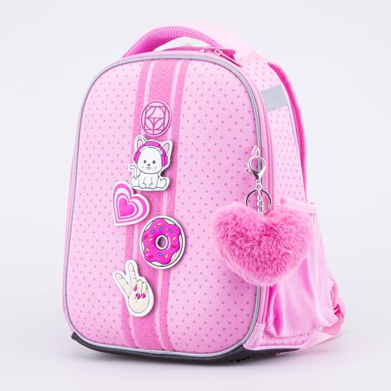 02804329-40 Рюкзак школьный розовый КК для девочки розовый фото №2