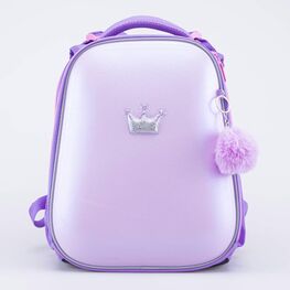 02804339-40 Рюкзак школьный фиолетовый КК для девочки фиолетовый