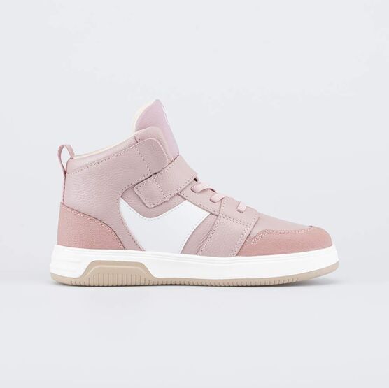 352424-13 Кожаные ботинки-кеды Розовый маршмэллоу для девочки розовый фото №2