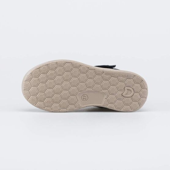 352425-14 Кожаные ботинки-кеды Драйвер стиля для мальчики серый,черный,бежевый фото №3