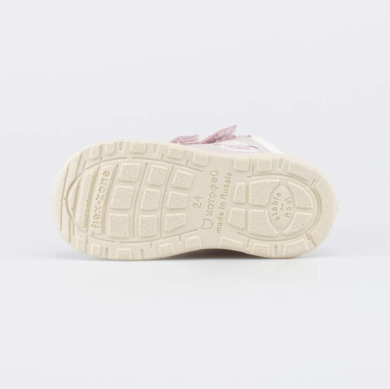 352427-32 Утепленные ботинки на весну и осень Барашек для девочки розовый фото №3