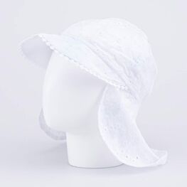 07811720-40 Панама-кепка удлиненная для девочки для девочки белый