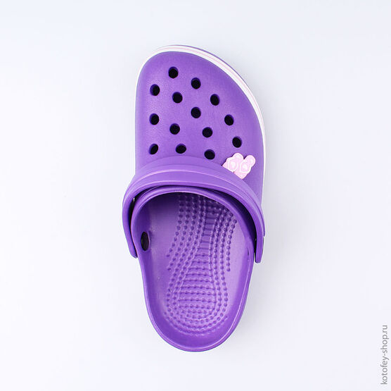 03014002-40 Украшение для обуви Шлепанцы для девочки розовый фото №2