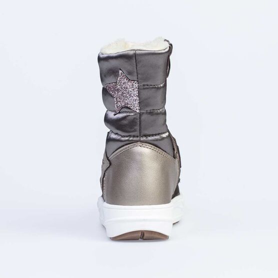 564105-43 Зимние сапожки с мехом для девочки бронзовый фото №5