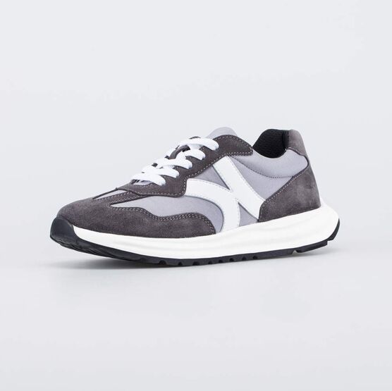 744276-13 Серые кроссовки для мальчика-подростка для мальчики серый