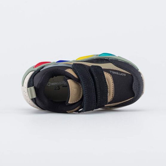 344525-73 Черные кроссовки с LED и Softshell для мальчики черный фото №4