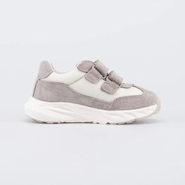 344546-13 Бежевые кроссовки на липучках Шторм для мальчики бежевый фото №2