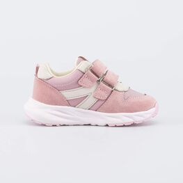 344547-11 Розовые кроссовки на липучках для девочки розовый фото №2