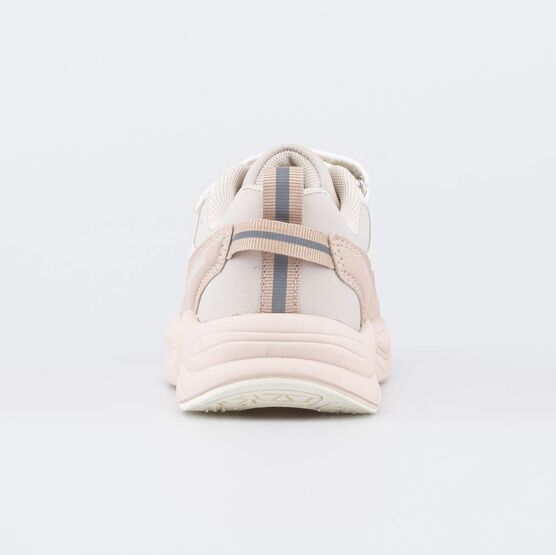 544236-12 Светлые кроссовки с LED и Softshell для девочки бежевый,розовый фото №5