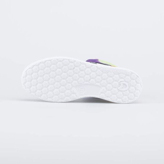 552339-23 Ботинки-кеды для девочки для девочки черный + фиолетовый фото №3