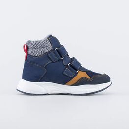 552283-32 Кожаные ботинки для мальчика на весну/осень для мальчики синий фото №2