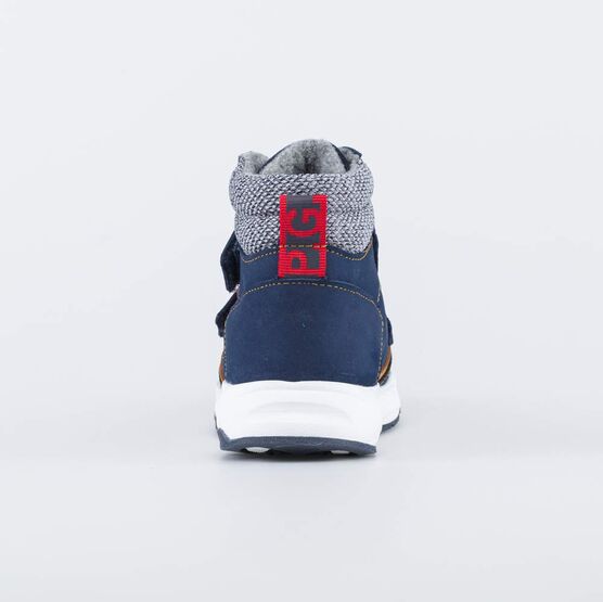 552283-32 Кожаные ботинки для мальчика на весну/осень для мальчики синий фото №5