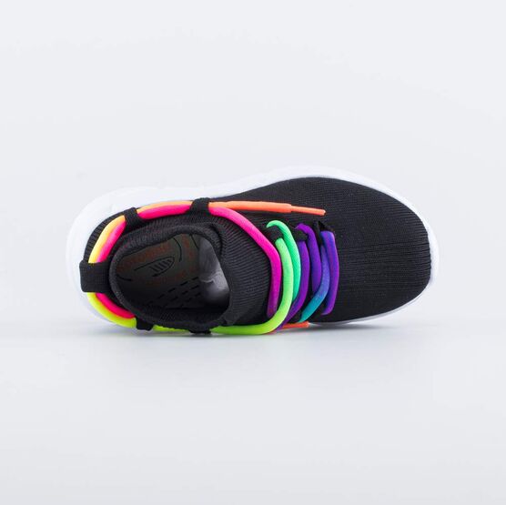 441022-11 Кроссовки из вязаного текстиля для девочки черный фото №4