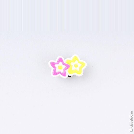 03014005-40 Украшение для обуви Звездочки для универсальные разноцветный