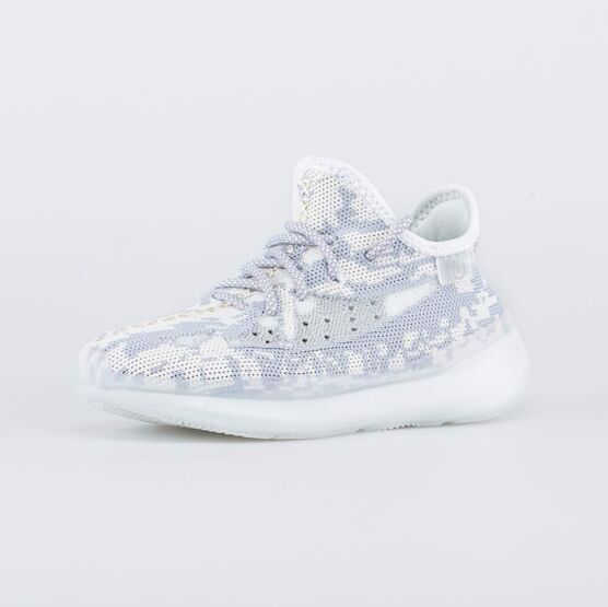 641032-15 Текстильные кроссовки для девочки для девочки белый, серый