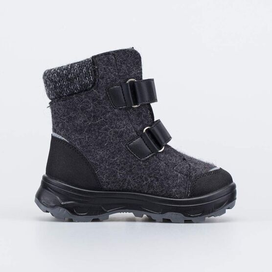 257007-42 Черные валенки для мальчика 1936 для мальчики серый + черный фото №2