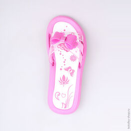 525016-02 Пляжная обувь розовая для девочки розовый фото №4