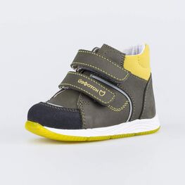 052152-27 Ботинки для первых шагов для мальчики оливковый