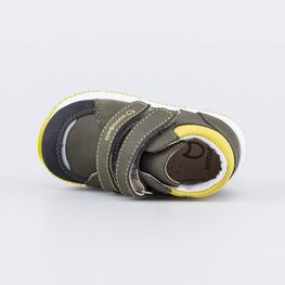 052152-27 Ботинки для первых шагов для мальчики оливковый фото №4
