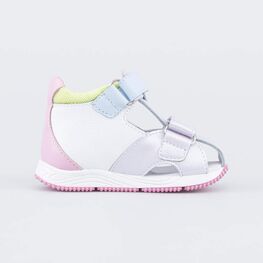 022136-26 Кожаные сандалии Единорог для девочки белый фото №2