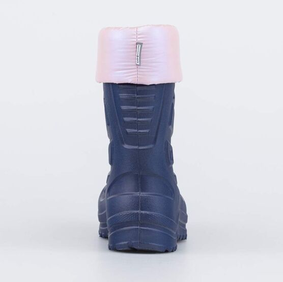 565126-15 Сапожки из ЭВА утепленные синий+перламутр для девочки синий фото №5