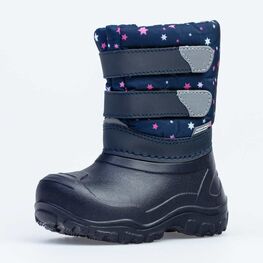 364056-46 Сноубутсы для девочки син-бел-роз