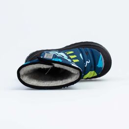 464050-46 Сапожки-дутики на липучке для мальчики светло-синий фото №4