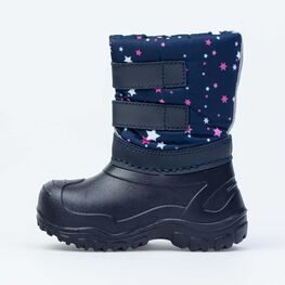 664105-42 Сноубутсы для девочки син-бел-роз фото №2