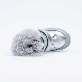 352254-54 Сапожки для девочки серебрист. фото №4