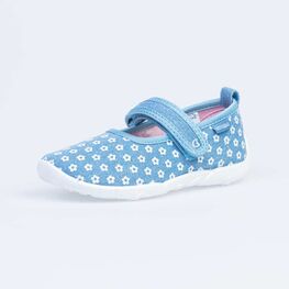 431153-12 Текстильная обувь для девочки голубой