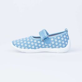 431153-12 Текстильная обувь для девочки голубой фото №2