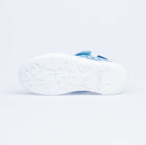 431153-12 Текстильная обувь для девочки голубой фото №3