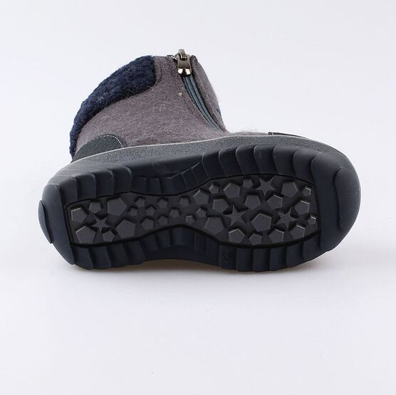 367120-42 Валенки на молнии Пингвин для мальчики светло-синий фото №3