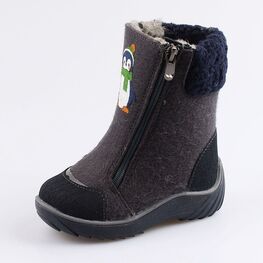 367120-42 Валенки на молнии Пингвин для мальчики светло-синий